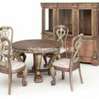Wood Dinning Table Chair European