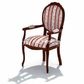 European Home Dining Chair 3d model