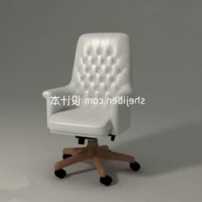 European Leather Boss Chair 3d model
