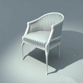 Mẫu ghế bành Stylist tối giản 3d