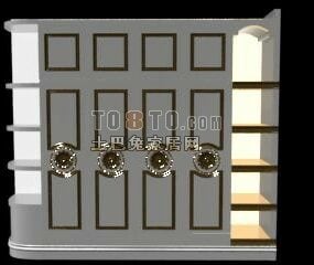 Wardrobe Country Style 3d model