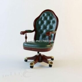 European Office Boss Chair 3d-modell