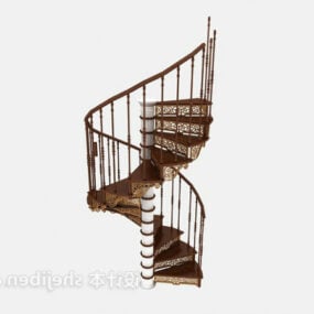 نموذج الدرج الحلزوني الأوروبي ثلاثي الأبعاد