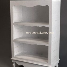 European Shoes Cabinet Furniture 3d-modell