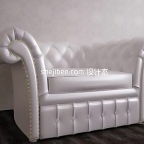 3д модель дивана Богемиан Честерфилд