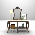 European Style Console Table With Decorative