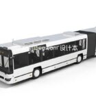 Удлиненная 3d модель автобуса.