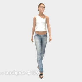 Mode vrouwen figuur 3D-model