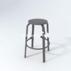 Simple Steel Stool Chair