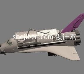 Nasa Uçak Uçağı 3d modeli