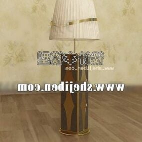 Lámpara de pie de hotel modelo 3d de estilo moderno de lujo