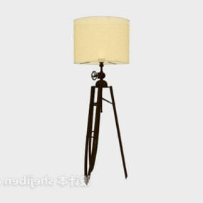 Hotel Floor Lamp With Tripod Stand 3d model