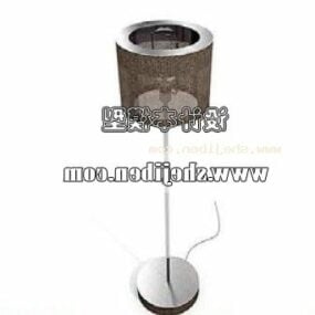 Floor Lamp Cylinder Shade Western Style 3d model