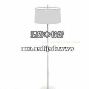 White Floor Lamp Lighting Fixtures 3d model