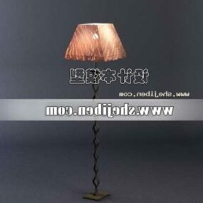 Lampada da tavolo antica in ottone modello 3d
