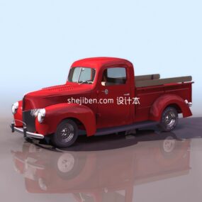 Oldtimer Ford Pickup 3D-Modell