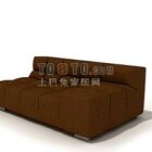 Тканевый бутик-диван с толстой обивкой