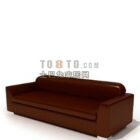 Boutique Sofa Brown Leather