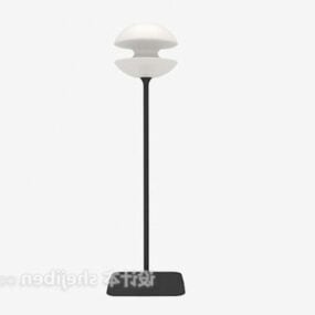 Minimalist White Floor Lamp 3d model
