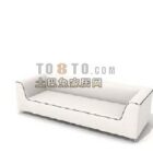 Weißes Sofa, elegante Möbel