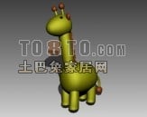 Giraffenpuppe 3D-Modell