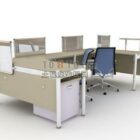 Office Work Table Unit With Chair