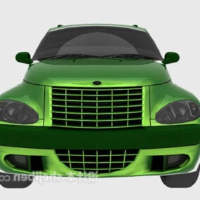 绿色SUV汽车3d模型