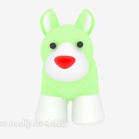 Green Stuffed Toy Toy 3d model