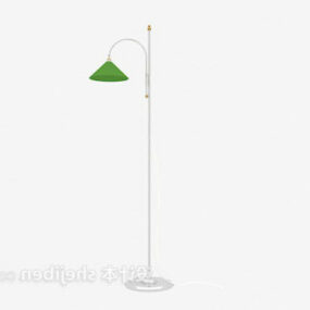 Green Minimalist Floor Lamp 3d model
