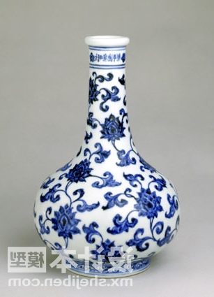 青い花瓶中国のヴィンテージ家具