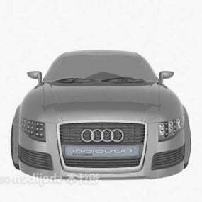 3д модель серого автомобиля Audi Design