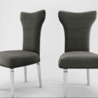 Grey Fabric Single Chair