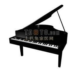 큰 그랜드 피아노 3d 모델