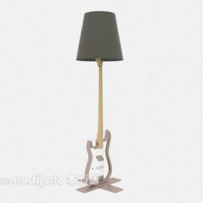 Gitar Şekilli Zemin Lambası 3D model