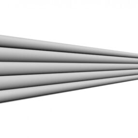 石膏ライン成形コンポーネントの3Dモデル