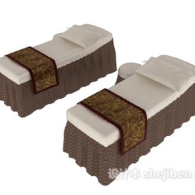 Friseursalon-Bettmöbel 3D-Modell