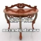 Round Table Carved Style