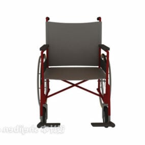 Cadeira de rodas hospitalar V2 modelo 3d