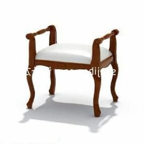 Gelænder skammel stol 3d model