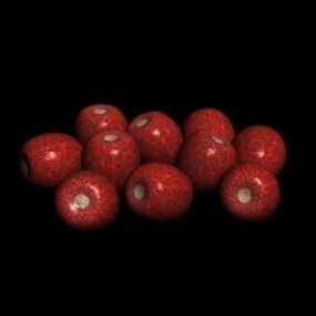 نموذج فاكهة الزعرور ثلاثي الأبعاد