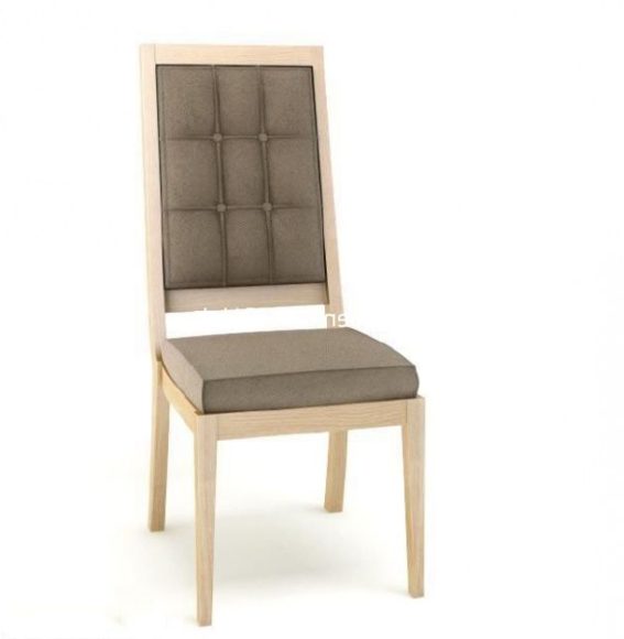Restaurant Wood Chair High Back