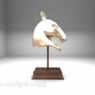 Horse Head Sculpture Poses