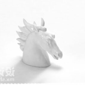 At Başı Dekorasyon Sofra Takımı 3D model