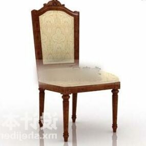 Modelo 3d de cadeira de jantar vintage