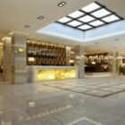 Lobby Hotelowe Z Otwartą Przestrzenią Na Suficie