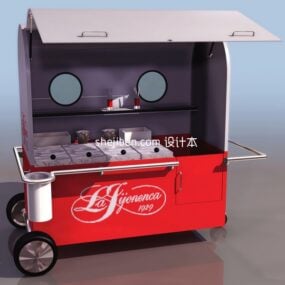 Ice Cream Cart 3d model