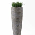 Vase en béton pour plantes d'intérieur