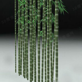 Modello 3d di pianta pilastro per interni