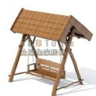 Swing With Roof Playground Outdoor Furniture