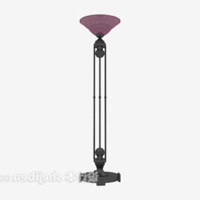 3D model průmyslové stojací lampy